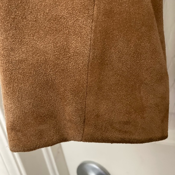 Real leather suede Marc New York coat xs - Picture 6 of 7